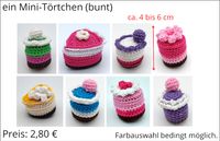 Mini-T&ouml;rtchen (eines, bunt)